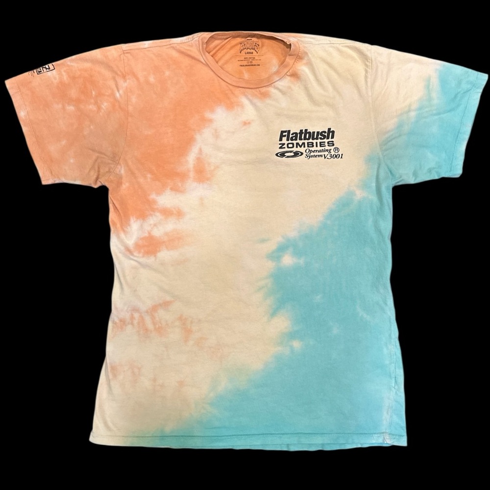 Flatbush Zombies (FBZ) The Glorious Dead - R.I.P. to the CD tie dye shirt.